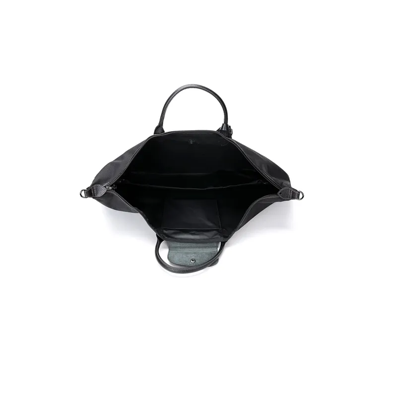 LONGCHAMP Boxford Fabric Portable Shoulder Bag, Travel Bag Unisex Black-5