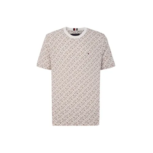 Tommy Hilfiger T-Shirts Men Khaki Print