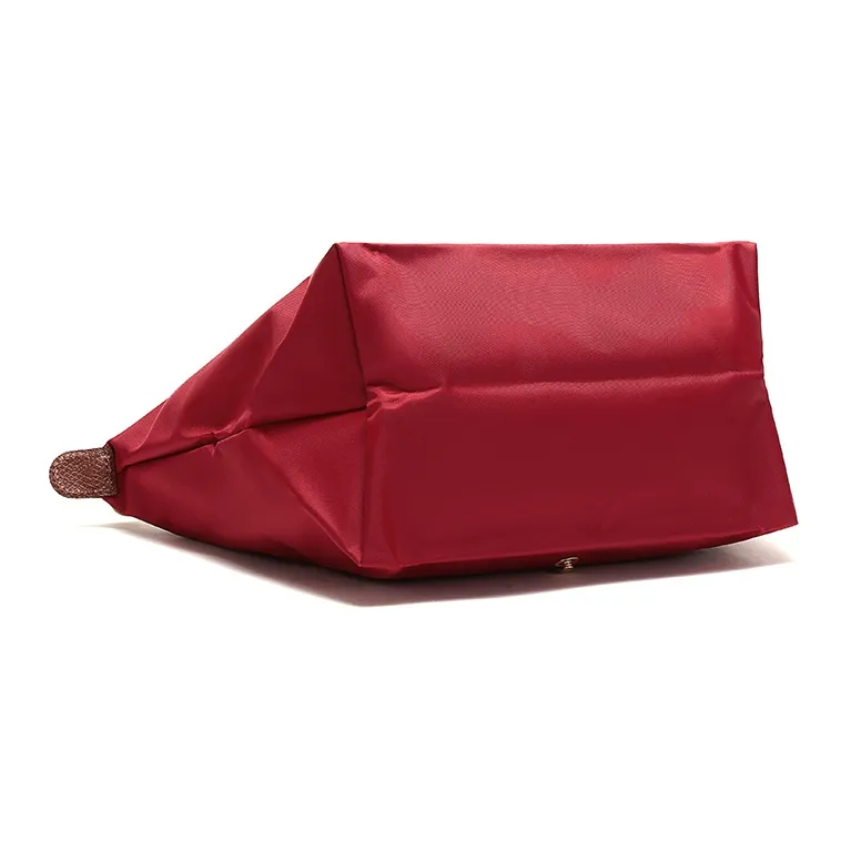 LONGCHAMP Le Pliage Fabric Dumpling Bag Handbag Trumpets Women's Red-3