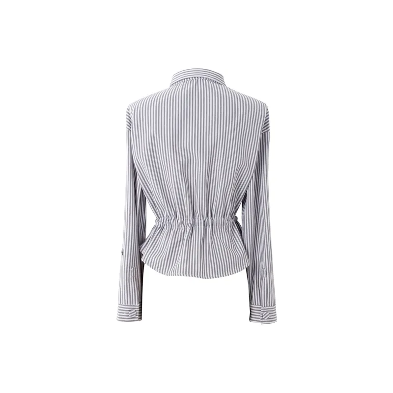 SOON FLOWER Shirts Women's Gray-1