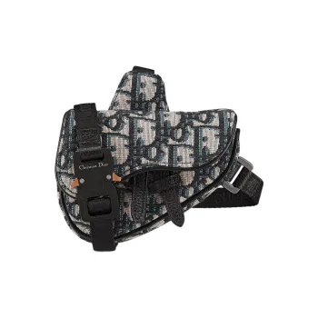 DIOR Saddle Oblique Print Saddle Bag, Crossbody Bag, Shoulder Bag Men's