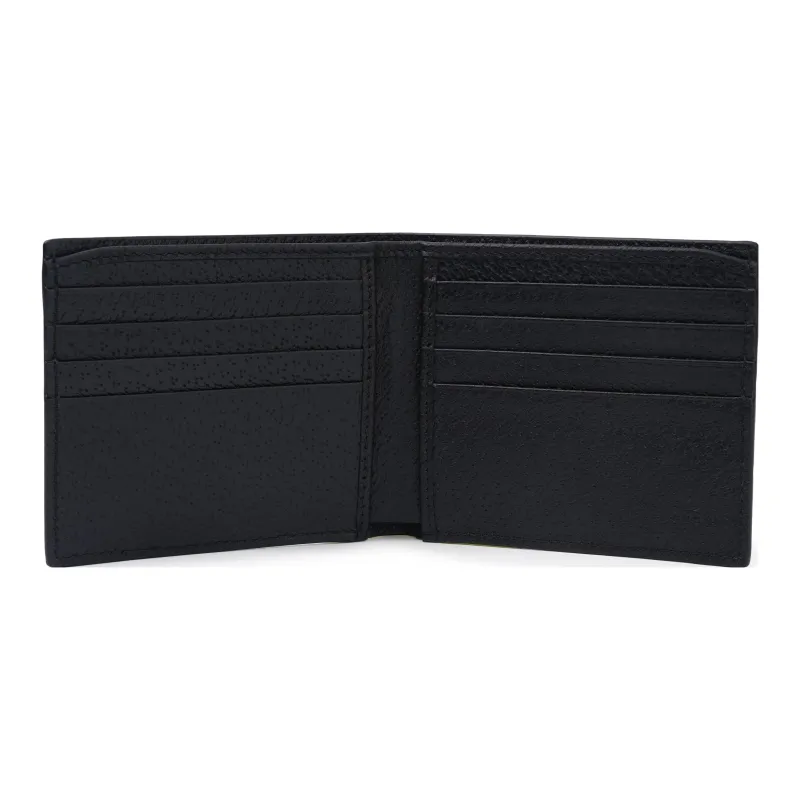 GUCCI Black Leather GG Marmont Large Bi-Fold Wallet-3