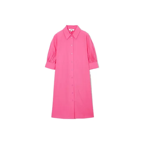 COS Short-Sleeved Dresses Women's Pink