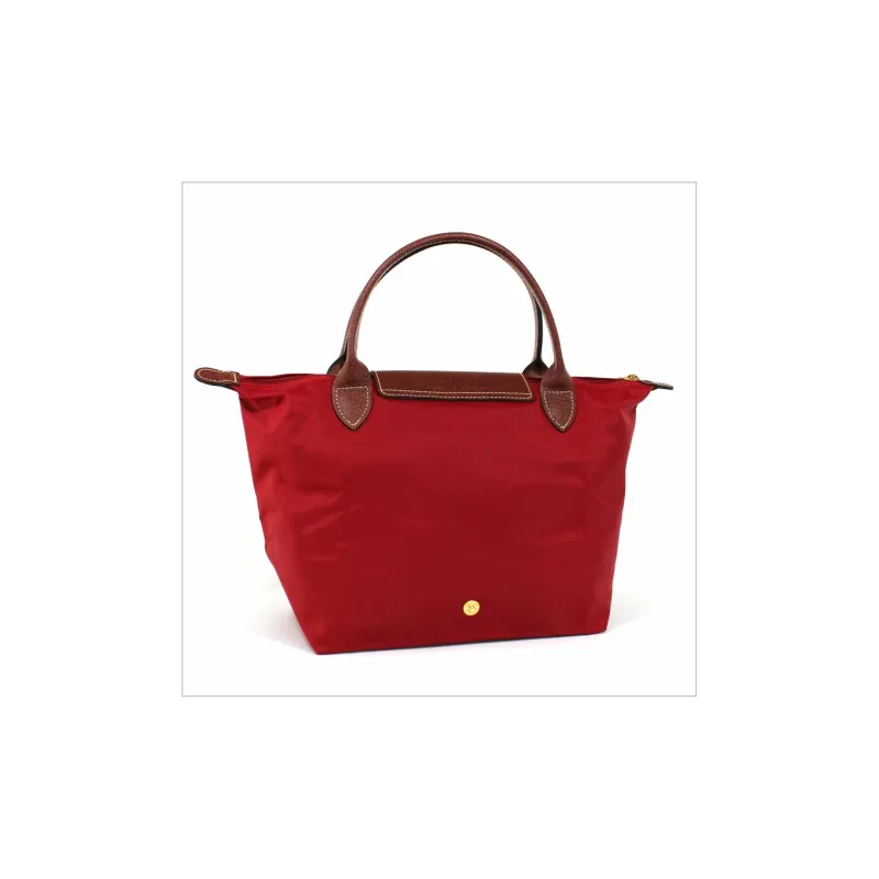 LONGCHAMP Le Pliage Fabric Dumpling Bag Handbag Trumpets Women's Red-2