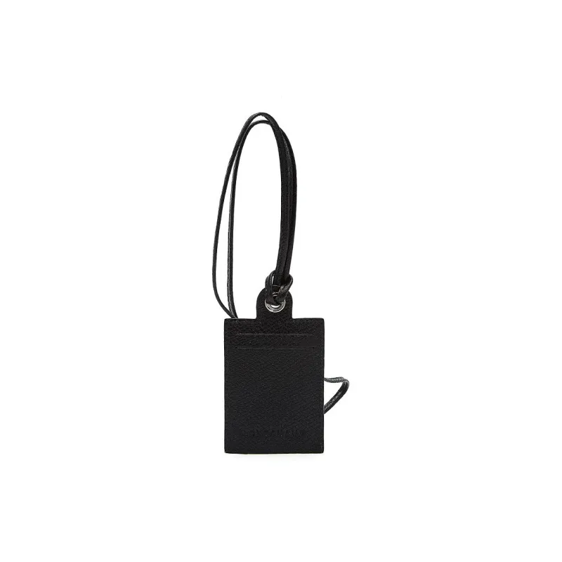 LONGCHAMP Le Pliage Green Cow Leather Card Holder Regular Women's Black-2