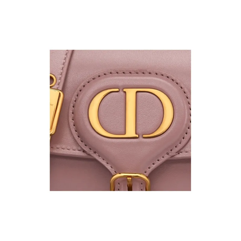 DIOR Bobby Smooth Cow Leather Shoulder Bag, Crossbody Bag Regular Women's Peony Pink-5