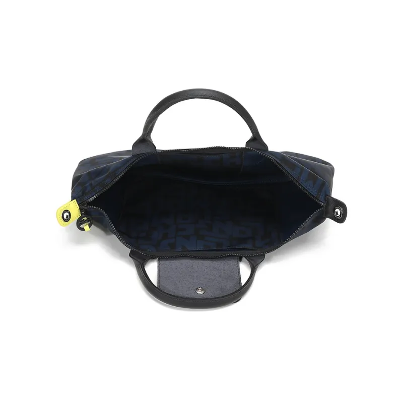 LONGCHAMP Le Pliage Handbag Medium Size Women's Marine Blue-5