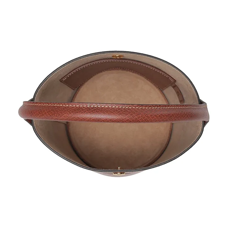 LONGCHAMP Épure Logo Embossed Small Bucket Bag-5