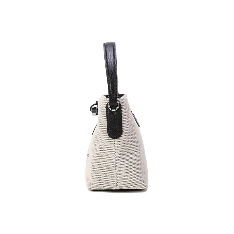 LONGCHAMP Small Roseau Canvas Bucket Bag-3