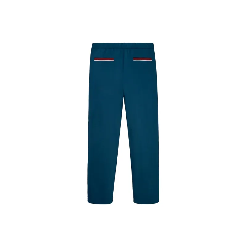 ZARA Casual Pants Men Sea Blue-1