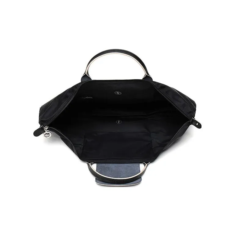 LONGCHAMP Le Pliage Fabric Short Shank Travel Bag Dumpling Bag Handbag Large Size Unisex Black-5