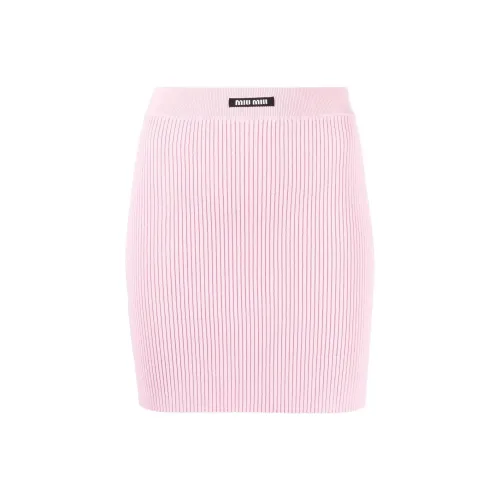 MIU MIU Casual Short Skirts Women's Pink