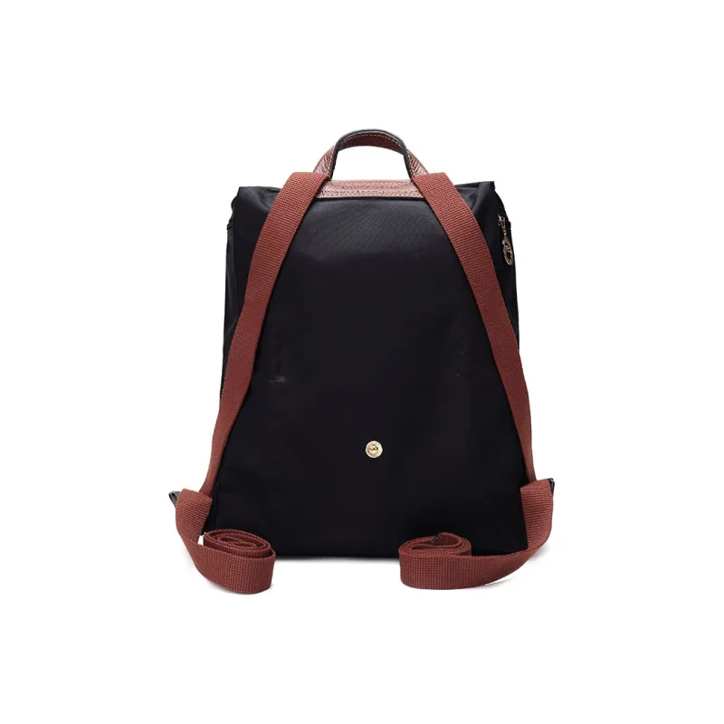 LONGCHAMP Fabric Backpack Handbag Regular Women's Black-3
