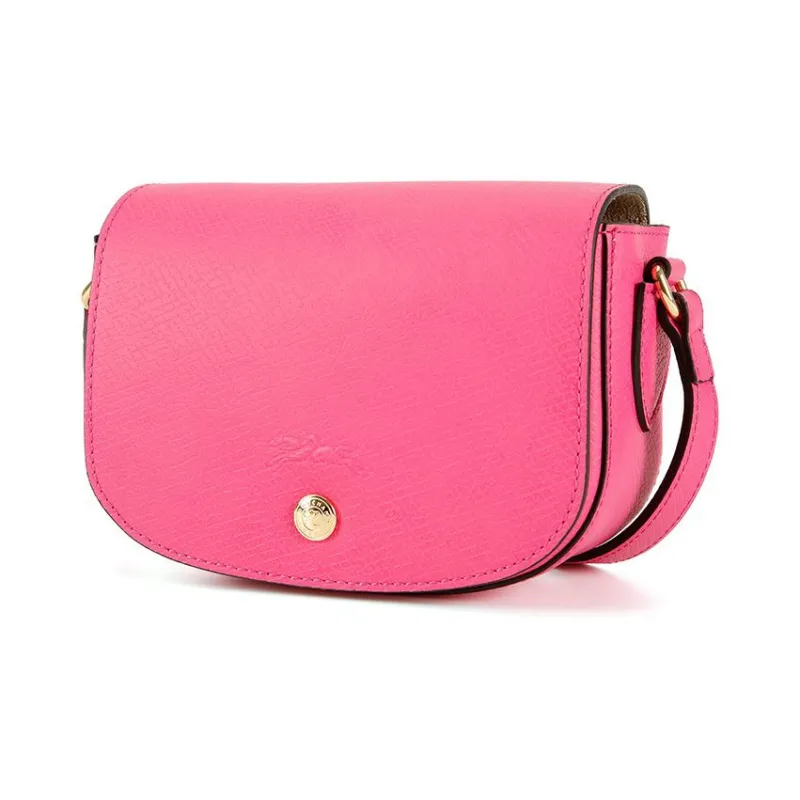 LONGCHAMP Cow Leather Shoulder Bag Crossbody Bag Mini Women's Pink-1