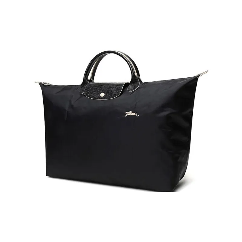 LONGCHAMP Le Pliage Fabric Short Shank Travel Bag Dumpling Bag Handbag Large Size Unisex Black-1
