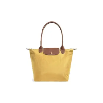 LONGCHAMP Le Pliage Nylon Dumpling Bag Handbag, Shoulder Bag Women's Yellow