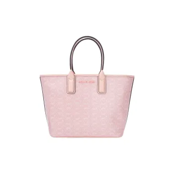 MICHAEL KORS Leather Tote Bag Shopping Bag Handbag Small Size Women's Pastel Pink