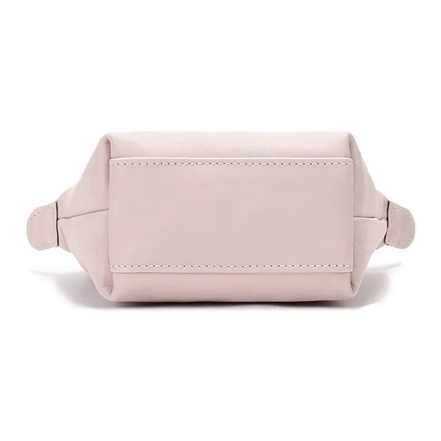 LONGCHAMP Le Pliage Cuir Sheepskin Portable Dumpling Bag, Crossbody Bag Mini Women's Light Pink-4