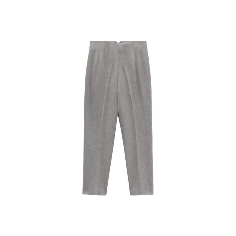 ZARA Casual Pants Women's Light Gray-1