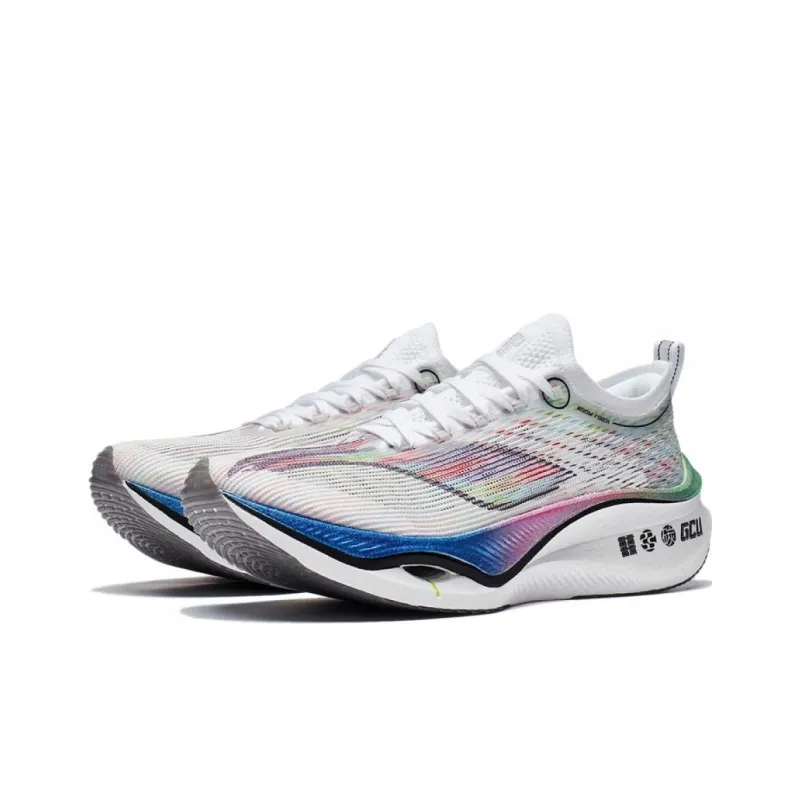 LiNing Feidian 3 Ultra Cushioning Anti Slip And Wear Resistant Low Top Running Shoes Unisex Standard White-2