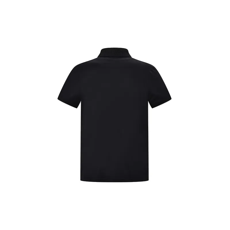 RARE Short Sleeved T Shirts Polo Shirt Men's Black-1