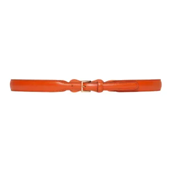 GUCCI Leather Belts Women's Orange
