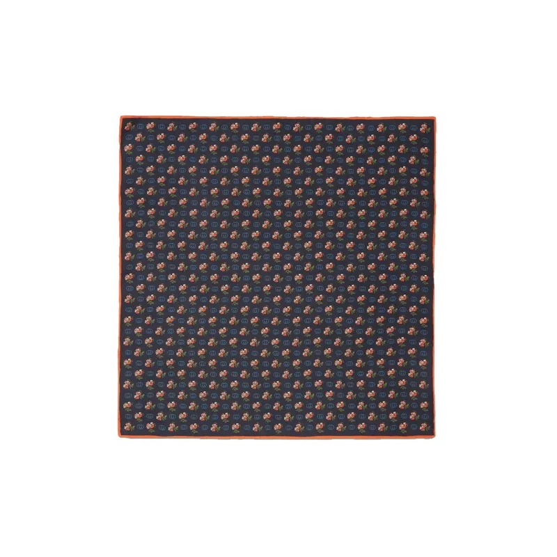 GUCCI Silk Scarves Men Orange-0