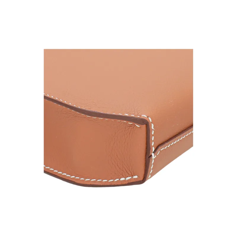 HERMES Kelly Depeches Evercolor Calfskin Business Bag Handbag Men's 37 Gold Gold-9
