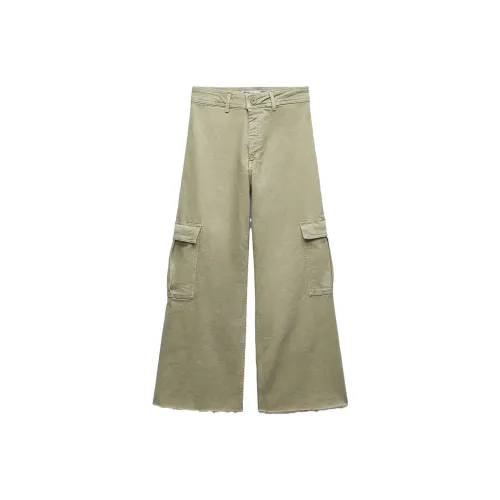 ZARA Jeans Women's Khaki