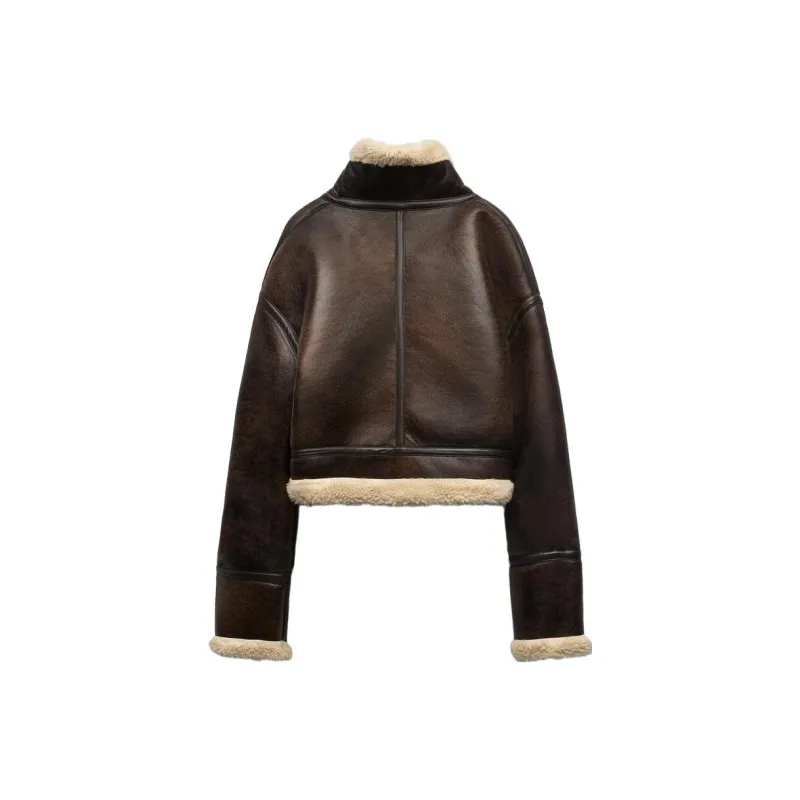 ZARA Jackets Women's Brown-1