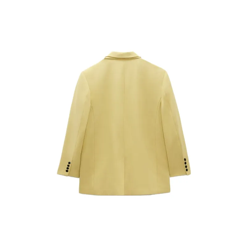 ZARA Business Suits Women's Mustard-1