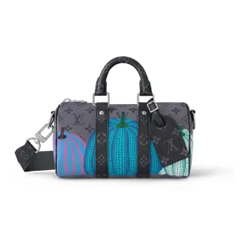LOUIS VUITTON Lv X Yk Keepall 25 Pumpkin Print