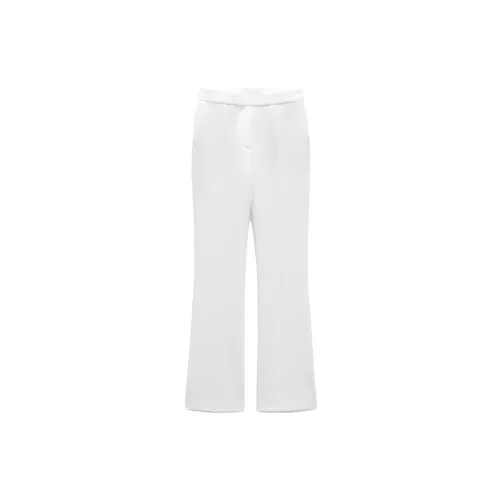 ZARA Casual Pants Women's Frosted White