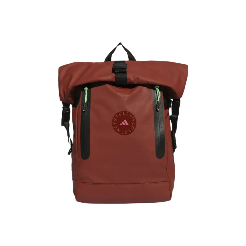 Adidas Polyurethane Backpack Regular Women's Wild Tan/Bright Pink/Black-0