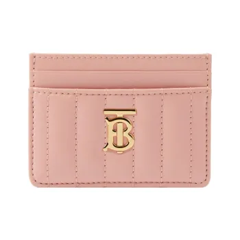 Burberry Quilted Lola Card Holder Pink