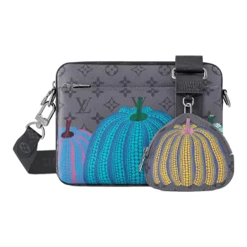 LOUIS VUITTON Lv X Yk Trio Messenger Pumpkin Print