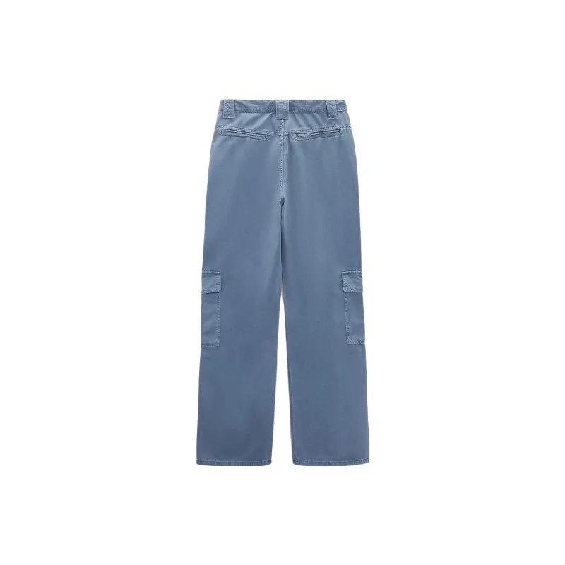 ZARA Cargo Pants Women's Blue-1