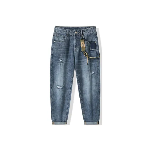 HALEBOSS Jeans Men Blue