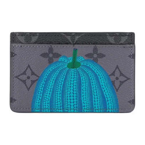 LOUIS VUITTON LV X YK Porte Carte Simple Pumpkin Print