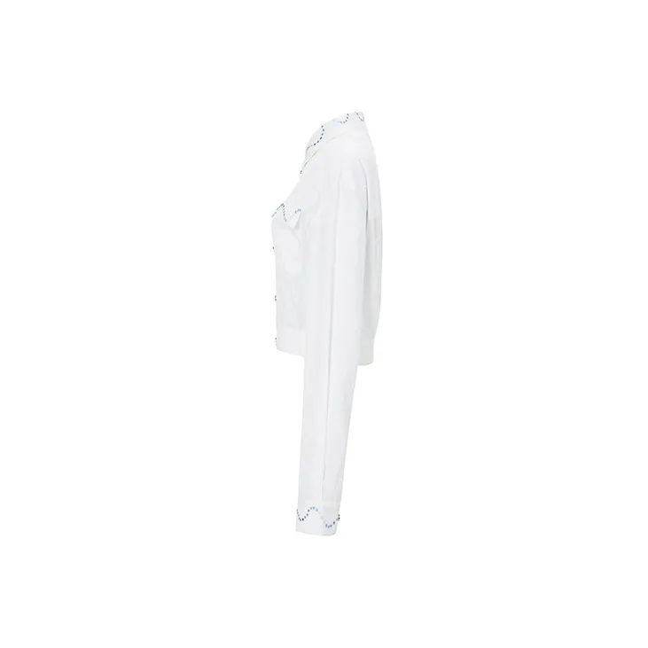 RARE Cropped Coats Women's White-2