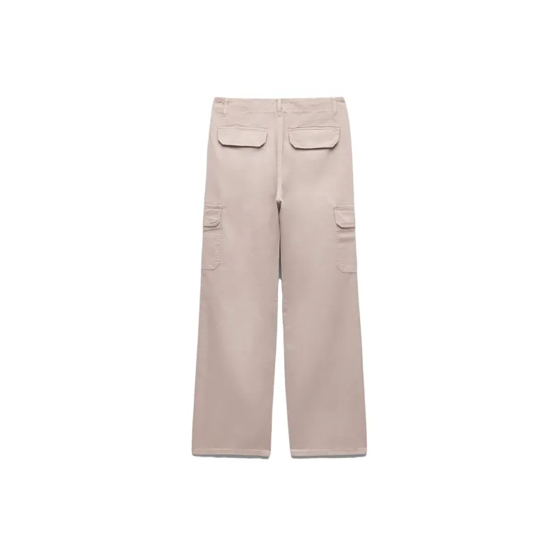ZARA Casual Pants Women's Purple-1