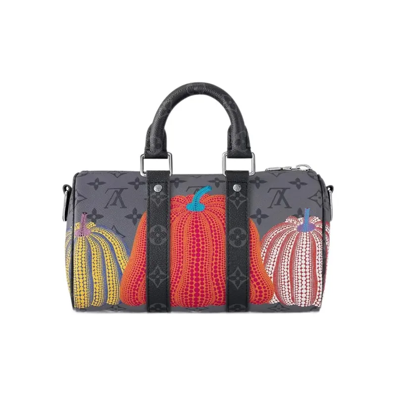 LOUIS VUITTON Lv X Yk Keepall 25 Pumpkin Print-2