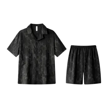 Gongdie Pajama Set Men's Black Gift Box Set