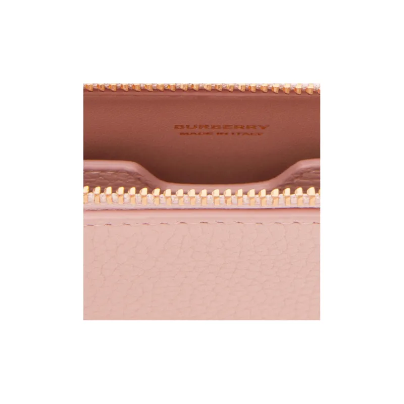 Burberry Mini Tb Grainy Leather Pouch Pink-6