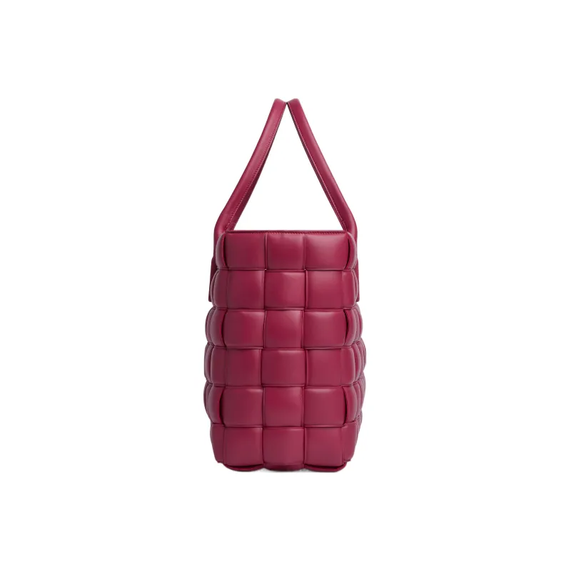 Bottega Veneta Lambskin Handbag Women's Fuchsia-1