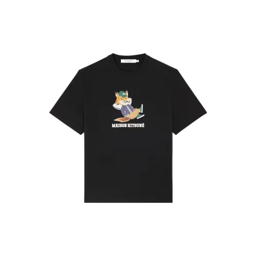 Maison Kitsune T-Shirts Men Black