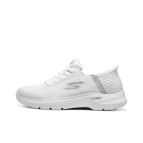 Skechers Go Walk 6 Casual Shoes Men Low-Top White