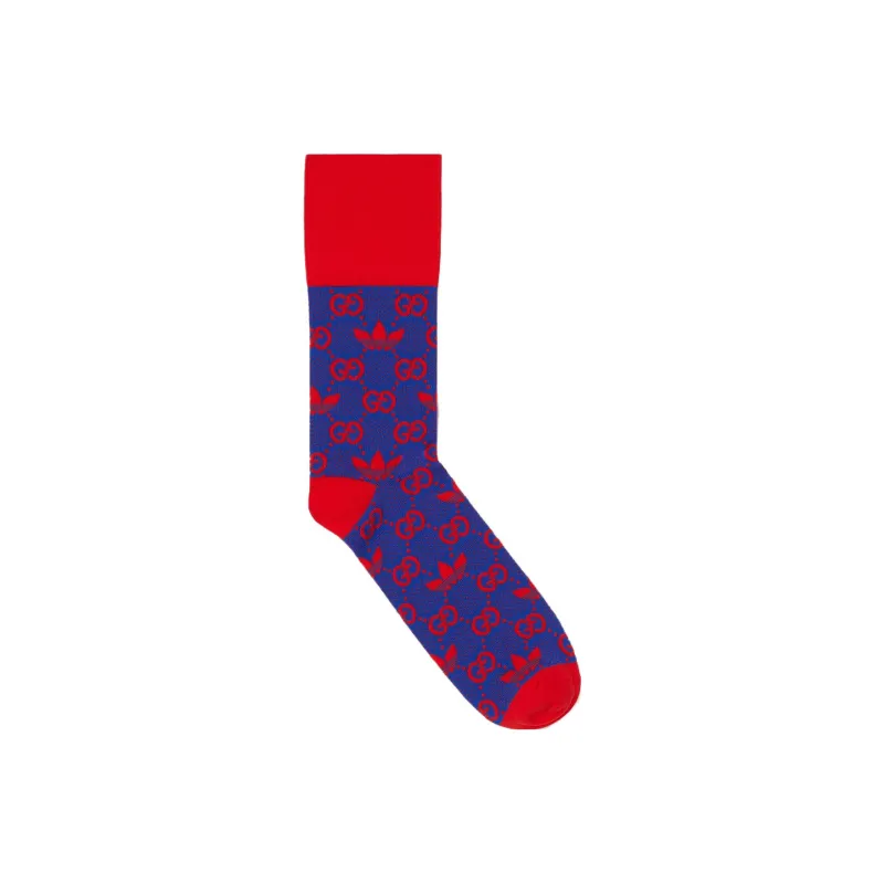 GUCCI X ADIDAS Collaboration Knee High Socks Men's 1 Pack-1
