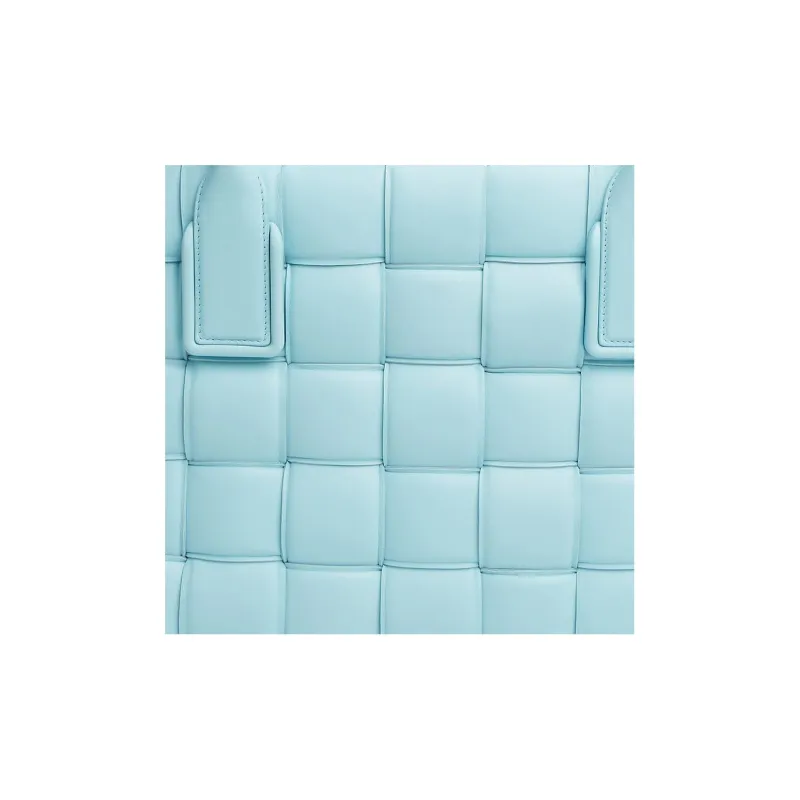 Bottega Veneta Lambskin Tote Bag, Shopping Bag, Handbag Tubas Women's Blue-3