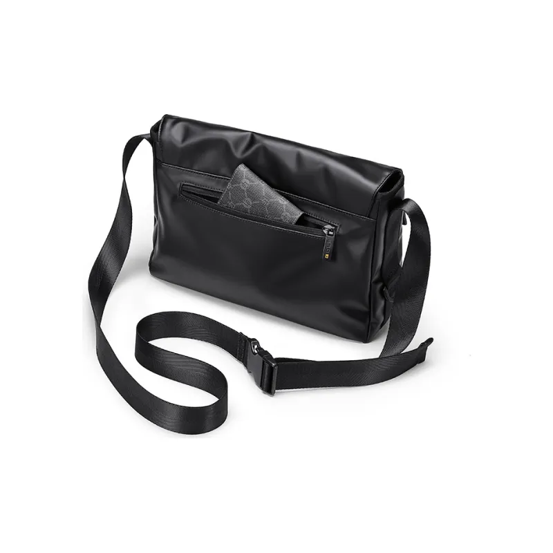 GOLF Fabric Crossbody Bag, Shoulder Bag Tubas Men's Black-3